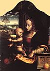 Joos Van Cleve Canvas Paintings - Virgin and Child